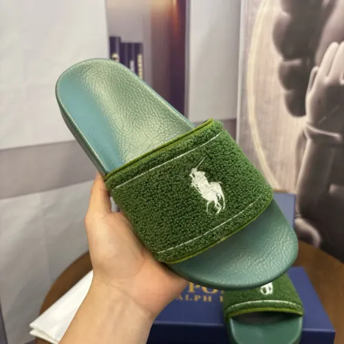 Replica Ralph Lauren Polo Slippers For Men #1435135 $45.00 USD for Wholesale