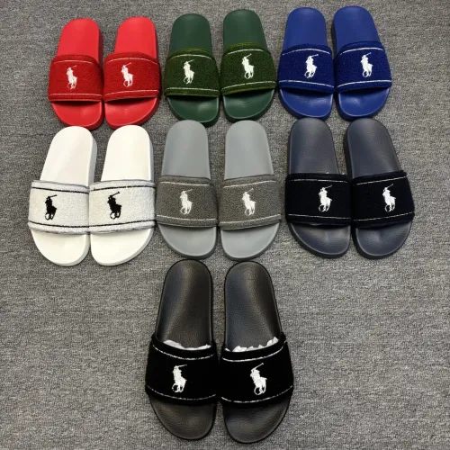 Replica Ralph Lauren Polo Slippers For Men #1435138 $45.00 USD for Wholesale