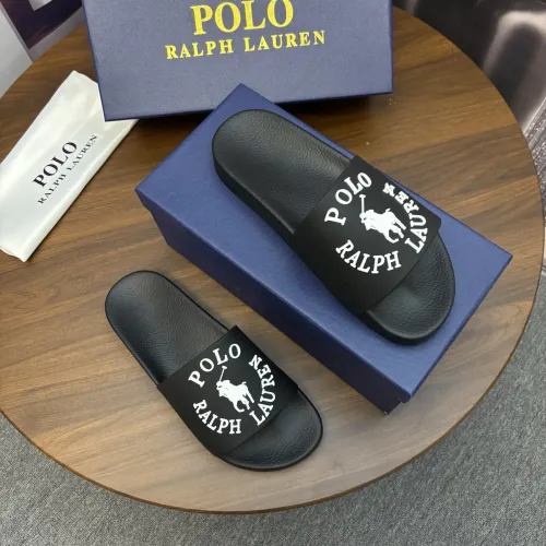 Replica Ralph Lauren Polo Slippers For Men #1435140 $45.00 USD for Wholesale