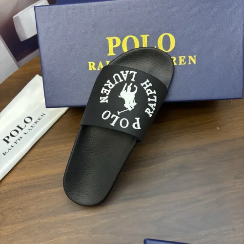 Replica Ralph Lauren Polo Slippers For Men #1435140 $45.00 USD for Wholesale