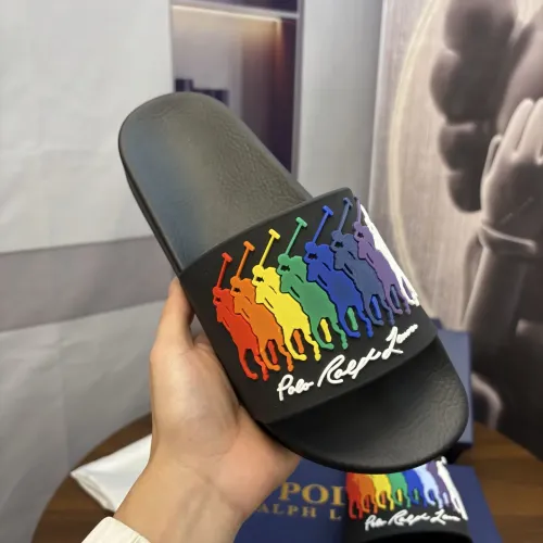 Replica Ralph Lauren Polo Slippers For Men #1435144 $45.00 USD for Wholesale