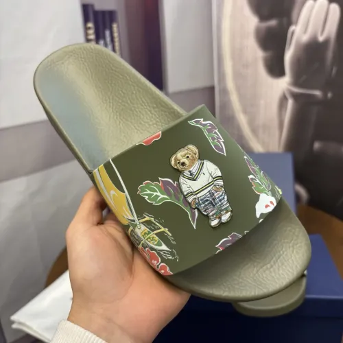 Replica Ralph Lauren Polo Slippers For Men #1435147 $45.00 USD for Wholesale