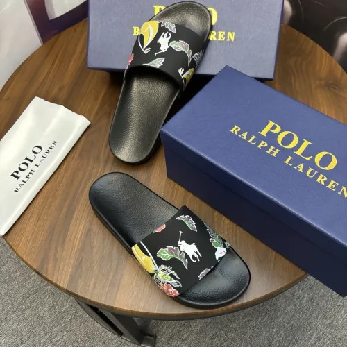 Replica Ralph Lauren Polo Slippers For Men #1435148 $45.00 USD for Wholesale