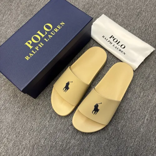Replica Ralph Lauren Polo Slippers For Men #1435150 $45.00 USD for Wholesale