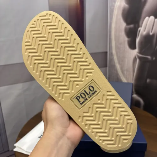 Replica Ralph Lauren Polo Slippers For Men #1435150 $45.00 USD for Wholesale