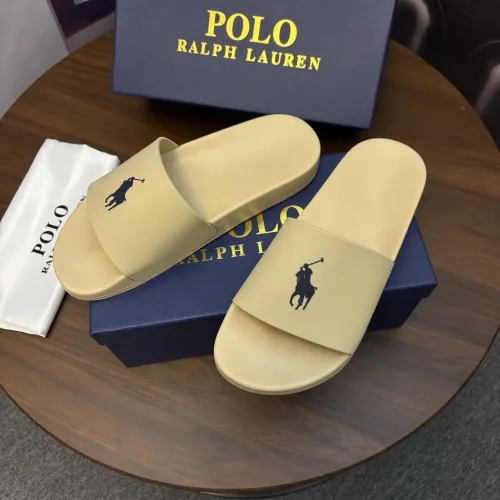Replica Ralph Lauren Polo Slippers For Men #1435150 $45.00 USD for Wholesale