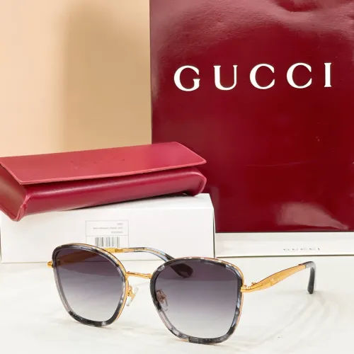 Gucci AAA Quality Sunglasses #1435153 $64.00 USD, Wholesale Replica Gucci AAA Quality Sunglasses