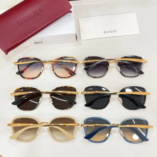 Replica Gucci AAA Quality Sunglasses #1435154 $64.00 USD for Wholesale