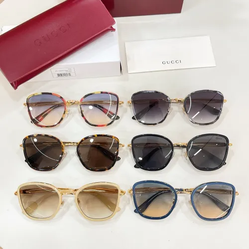 Replica Gucci AAA Quality Sunglasses #1435155 $64.00 USD for Wholesale