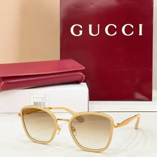 Gucci AAA Quality Sunglasses #1435157 $64.00 USD, Wholesale Replica Gucci AAA Quality Sunglasses