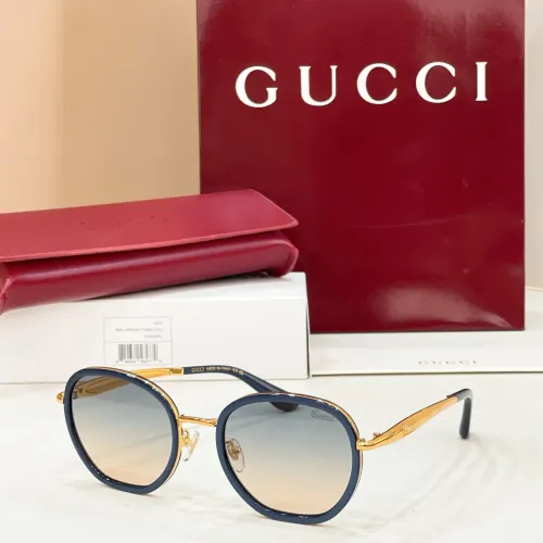 Gucci AAA Quality Sunglasses #1435158 $64.00 USD, Wholesale Replica Gucci AAA Quality Sunglasses