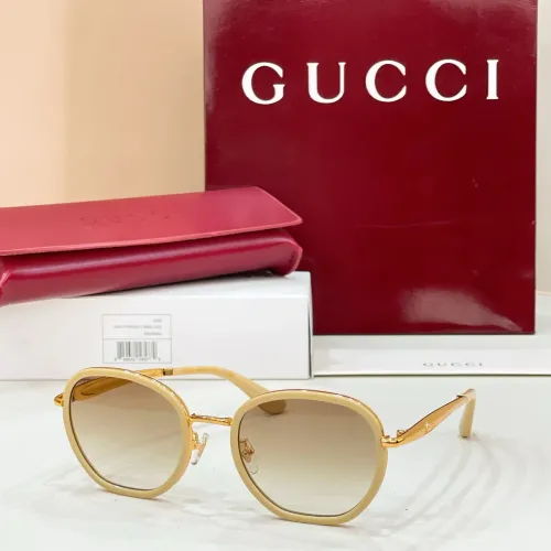 Gucci AAA Quality Sunglasses #1435161 $64.00 USD, Wholesale Replica Gucci AAA Quality Sunglasses