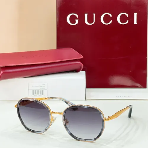 Gucci AAA Quality Sunglasses #1435162 $64.00 USD, Wholesale Replica Gucci AAA Quality Sunglasses