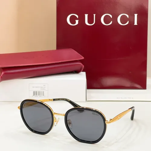 Gucci AAA Quality Sunglasses #1435163 $64.00 USD, Wholesale Replica Gucci AAA Quality Sunglasses