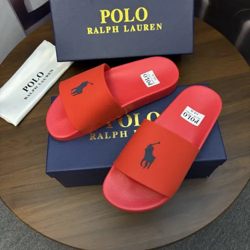 Replica Ralph Lauren Polo Slippers For Men #1435180 $45.00 USD for Wholesale