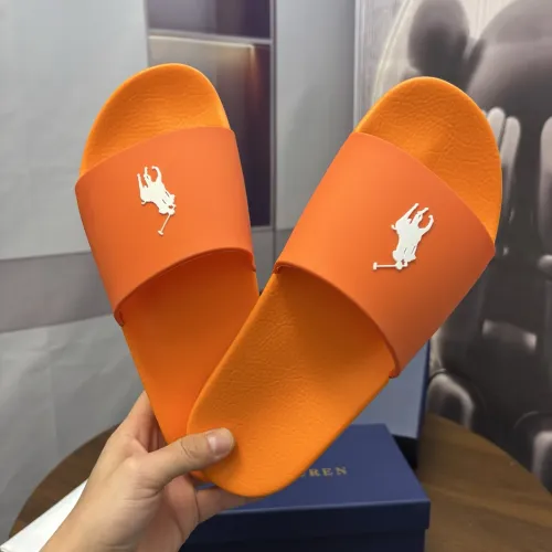 Replica Ralph Lauren Polo Slippers For Men #1435181 $45.00 USD for Wholesale
