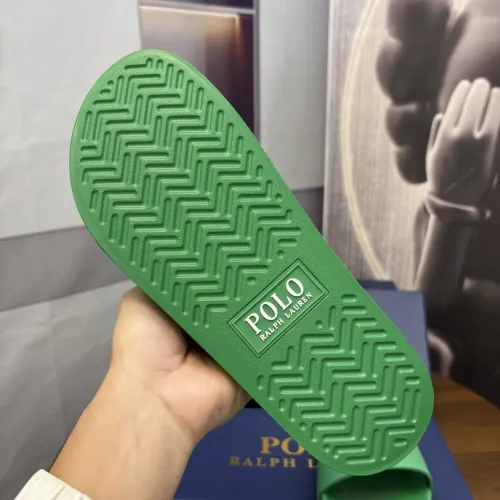 Replica Ralph Lauren Polo Slippers For Men #1435182 $45.00 USD for Wholesale