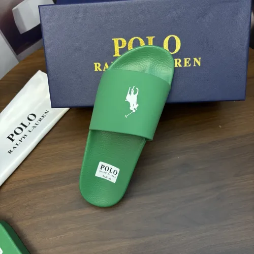 Replica Ralph Lauren Polo Slippers For Men #1435182 $45.00 USD for Wholesale