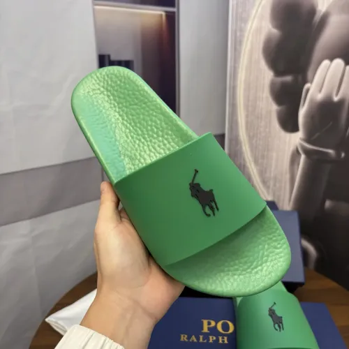 Replica Ralph Lauren Polo Slippers For Men #1435183 $45.00 USD for Wholesale