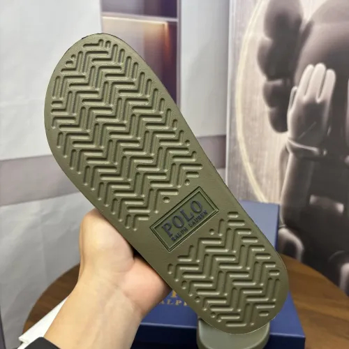 Replica Ralph Lauren Polo Slippers For Men #1435185 $45.00 USD for Wholesale