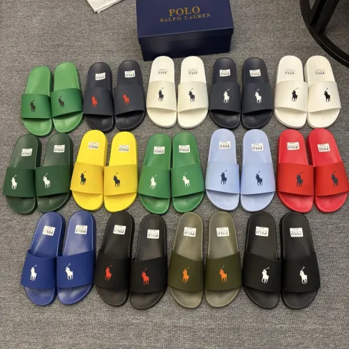 Replica Ralph Lauren Polo Slippers For Men #1435186 $45.00 USD for Wholesale