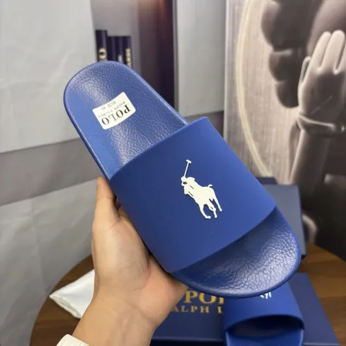 Replica Ralph Lauren Polo Slippers For Men #1435187 $45.00 USD for Wholesale