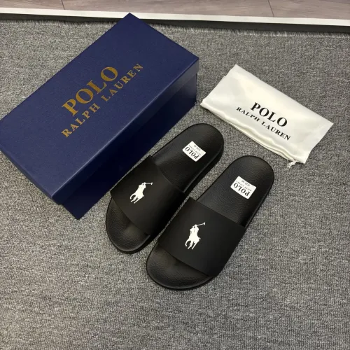 Replica Ralph Lauren Polo Slippers For Men #1435192 $45.00 USD for Wholesale