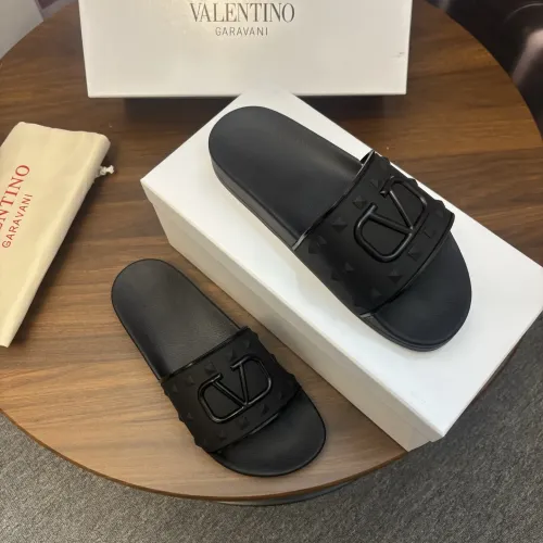 Replica Valentino Slippers For Men #1435196 $42.00 USD for Wholesale