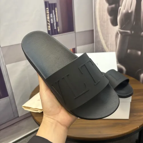Replica Valentino Slippers For Men #1435197 $42.00 USD for Wholesale