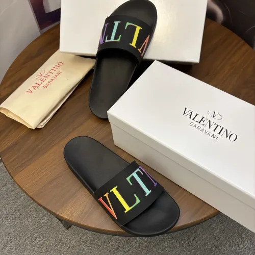 Replica Valentino Slippers For Men #1435201 $42.00 USD for Wholesale