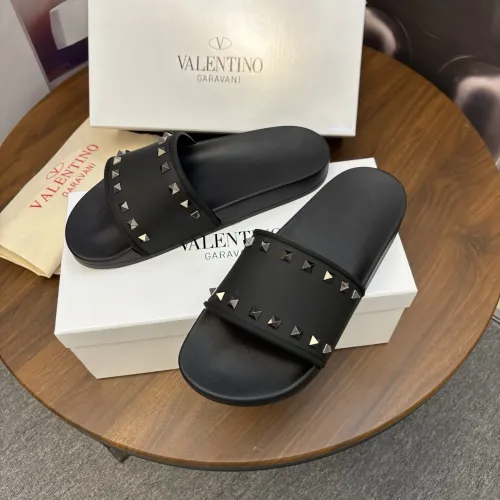 Replica Valentino Slippers For Men #1435203 $42.00 USD for Wholesale
