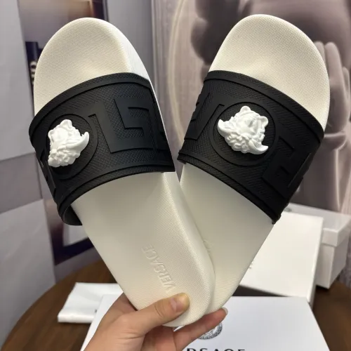Replica Versace Slippers For Men #1435231 $42.00 USD for Wholesale