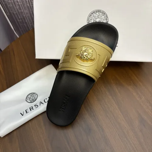 Replica Versace Slippers For Men #1435261 $42.00 USD for Wholesale