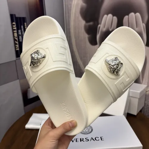 Replica Versace Slippers For Men #1435268 $42.00 USD for Wholesale