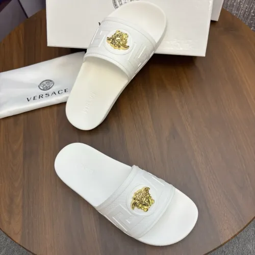 Replica Versace Slippers For Men #1435270 $42.00 USD for Wholesale
