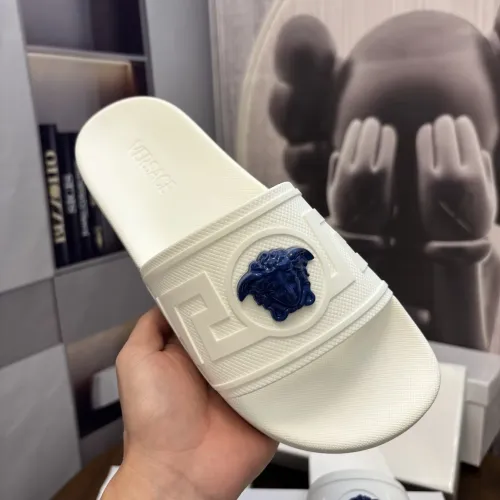 Replica Versace Slippers For Men #1435272 $42.00 USD for Wholesale
