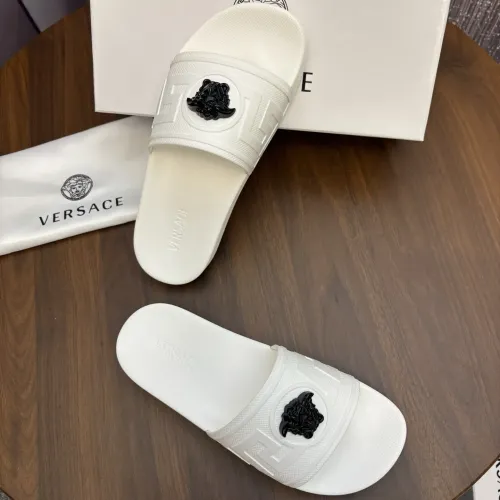 Replica Versace Slippers For Men #1435274 $42.00 USD for Wholesale