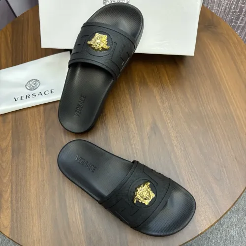 Replica Versace Slippers For Men #1435280 $42.00 USD for Wholesale