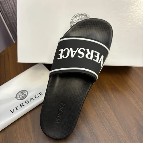 Replica Versace Slippers For Men #1435318 $42.00 USD for Wholesale