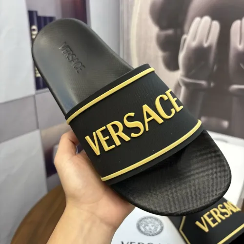 Replica Versace Slippers For Men #1435324 $42.00 USD for Wholesale