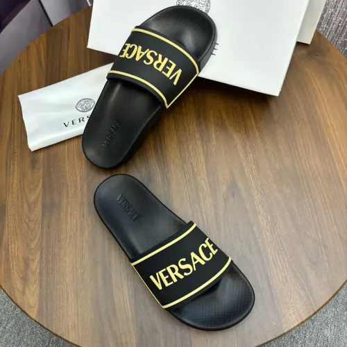 Replica Versace Slippers For Men #1435324 $42.00 USD for Wholesale