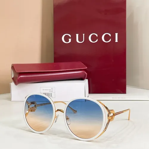 Gucci AAA Quality Sunglasses #1435746 $60.00 USD, Wholesale Replica Gucci AAA Quality Sunglasses