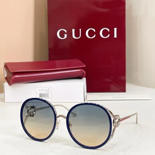 Gucci AAA Quality Sunglasses #1435747 $60.00 USD, Wholesale Replica Gucci AAA Quality Sunglasses