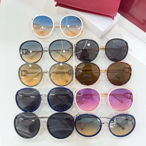 Replica Gucci AAA Quality Sunglasses #1435747 $60.00 USD for Wholesale