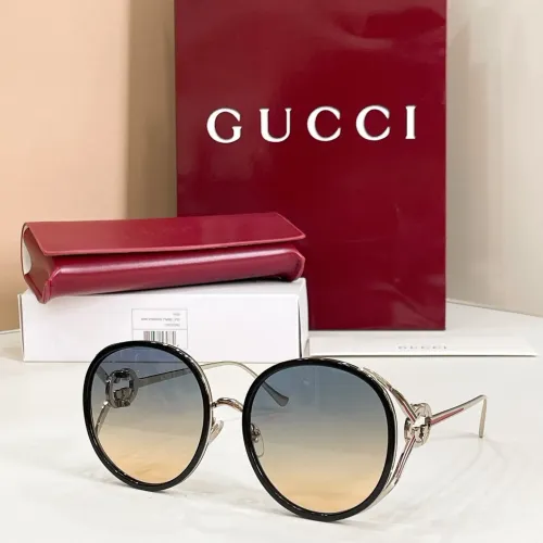 Gucci AAA Quality Sunglasses #1435748 $60.00 USD, Wholesale Replica Gucci AAA Quality Sunglasses