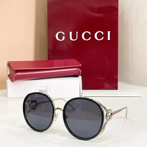 Gucci AAA Quality Sunglasses #1435757 $60.00 USD, Wholesale Replica Gucci AAA Quality Sunglasses