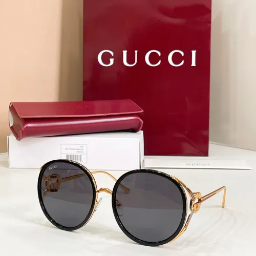 Gucci AAA Quality Sunglasses #1435758 $60.00 USD, Wholesale Replica Gucci AAA Quality Sunglasses
