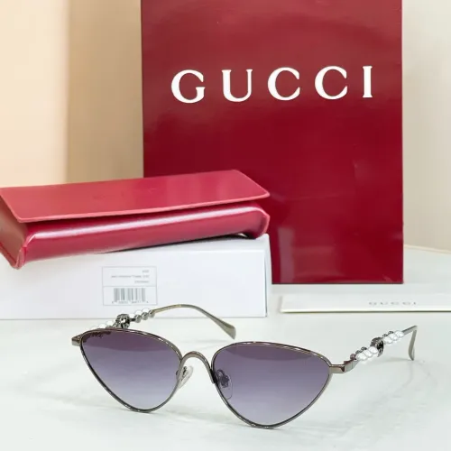 Gucci AAA Quality Sunglasses #1435765 $60.00 USD, Wholesale Replica Gucci AAA Quality Sunglasses
