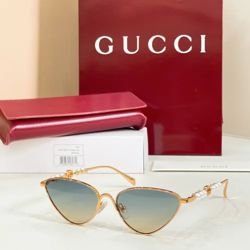 Gucci AAA Quality Sunglasses #1435767 $60.00 USD, Wholesale Replica Gucci AAA Quality Sunglasses