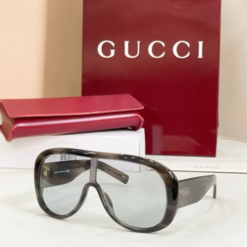Gucci AAA Quality Sunglasses #1435772 $60.00 USD, Wholesale Replica Gucci AAA Quality Sunglasses